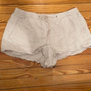 Gap tan linen shorts